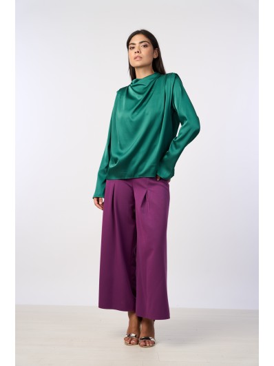 Bluse da Donna in Seta Cotone e Viscosa